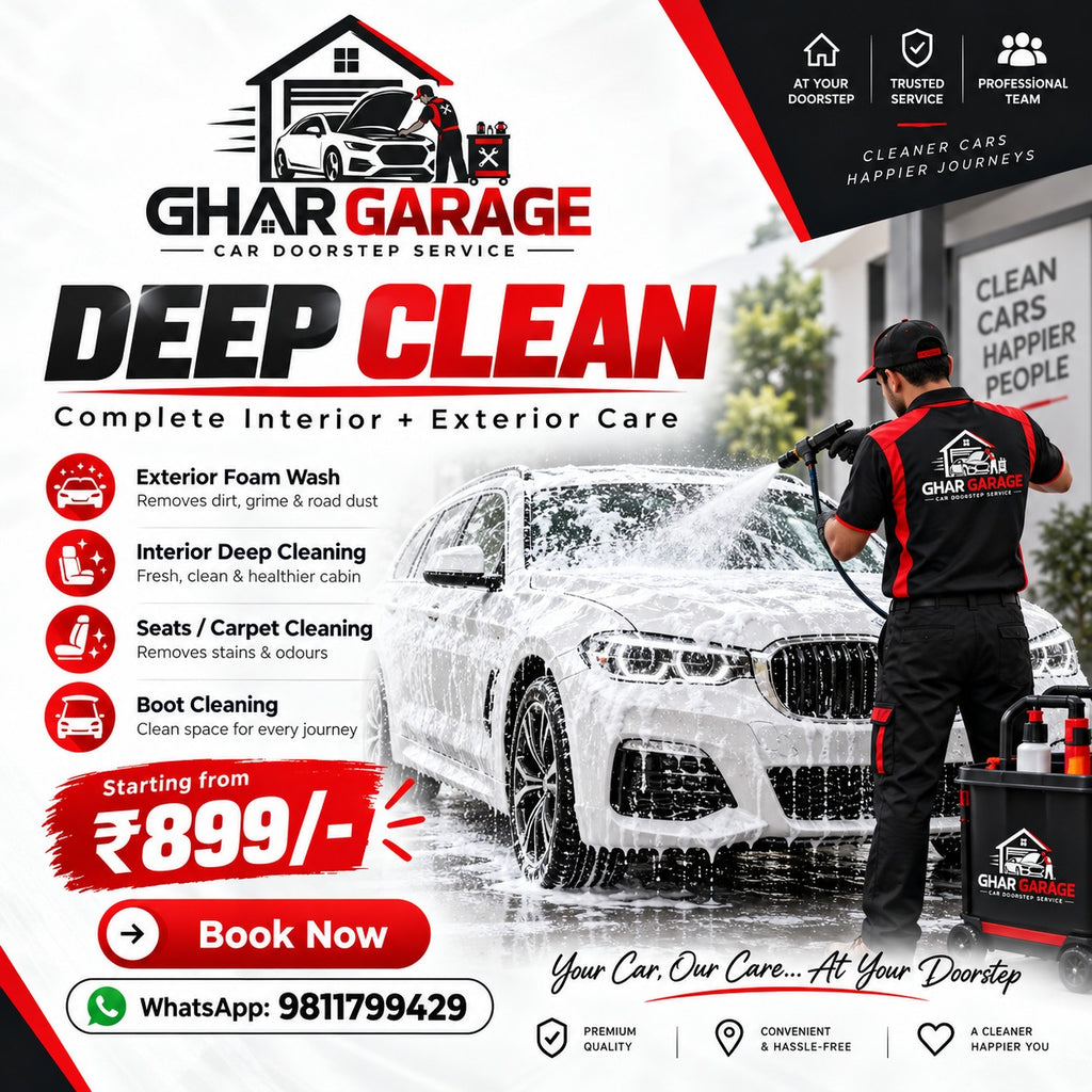 Deep Car Cleaning at Home – Interior + Exterior