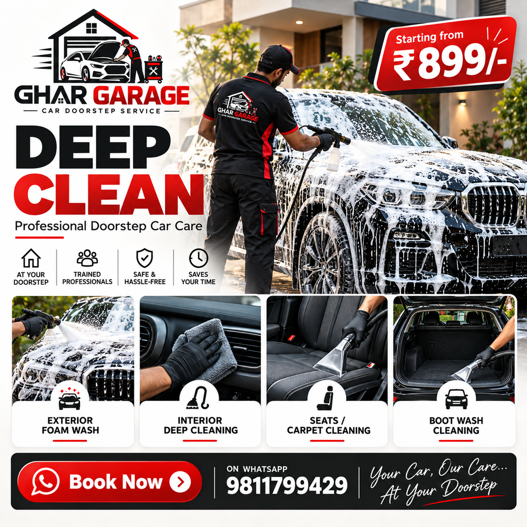 Deep Car Cleaning at Home – Interior + Exterior