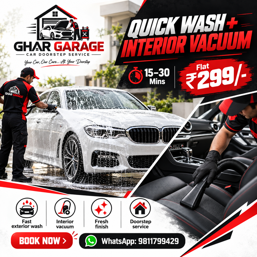 QUICK WASH + VACUUM
