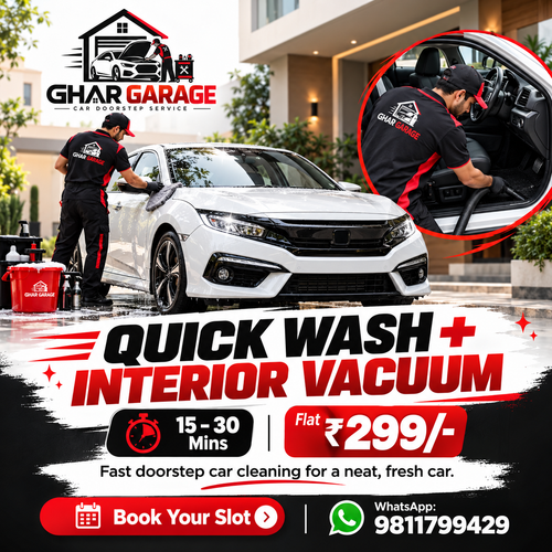 QUICK WASH + VACUUM
